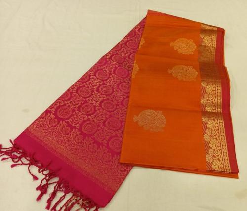 SOFT SILK SAREE WITH BLOUSE
